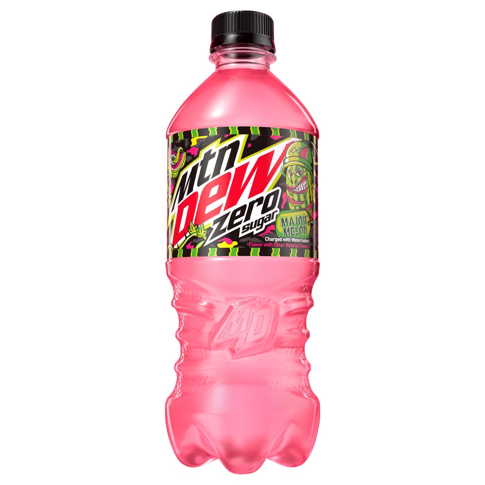Mountain Dew Major Melon Zero Bottle