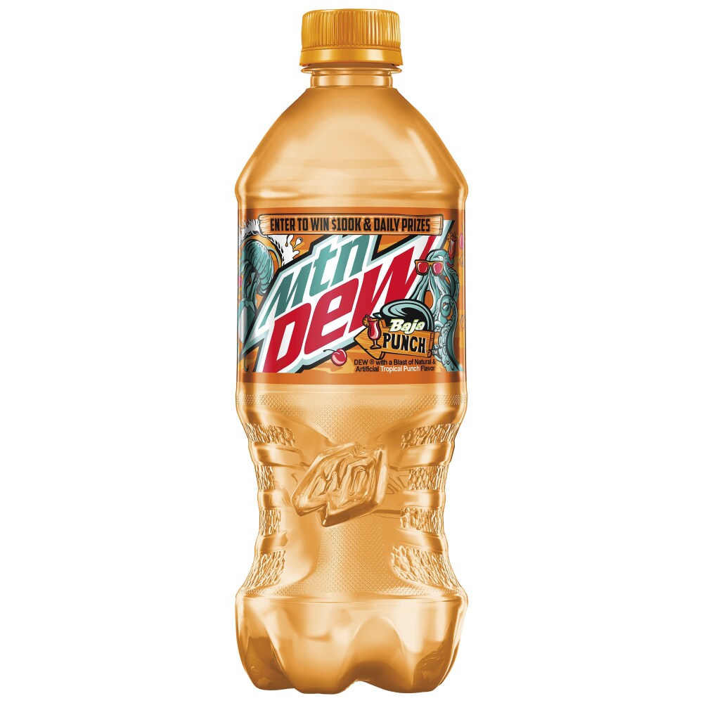 Mountain Dew Baja Punch Bottle