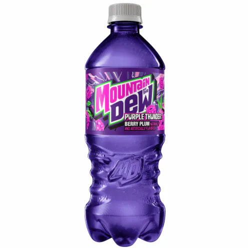 Mountain Dew Purple Thunder Bottle