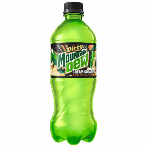 Mountain Dew Dirty Cream Soda Zero Bottle