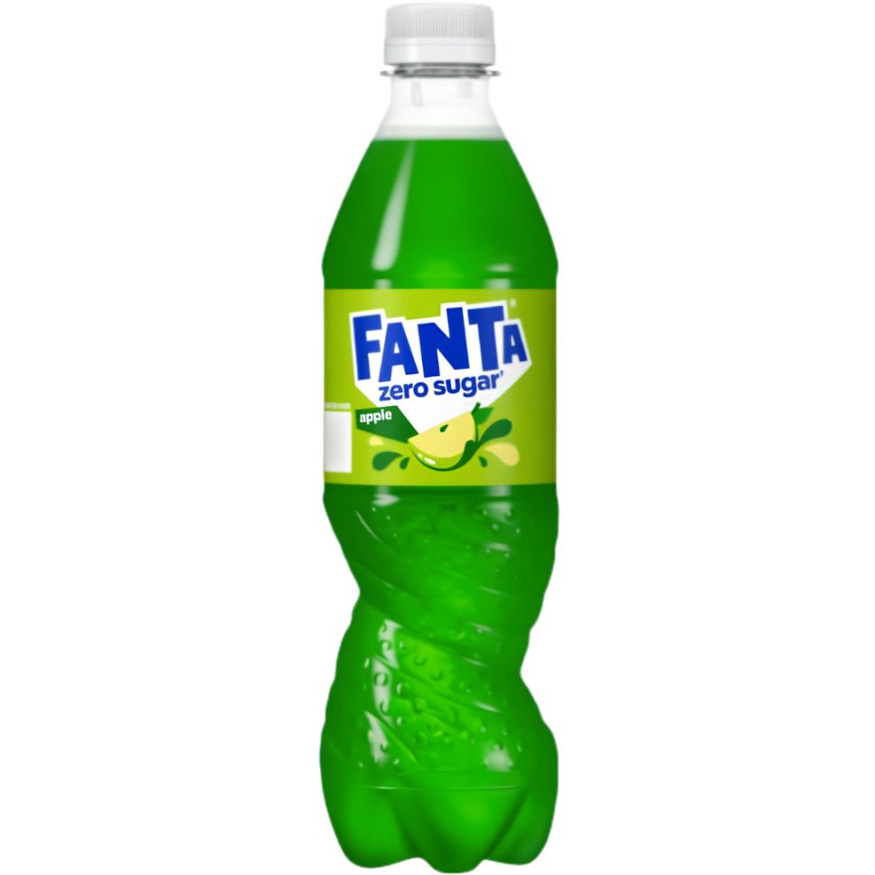 Fanta Apple Zero Bottle