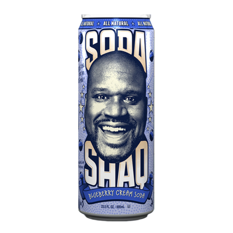 Arizona Shaq Blueberry Cream Soda