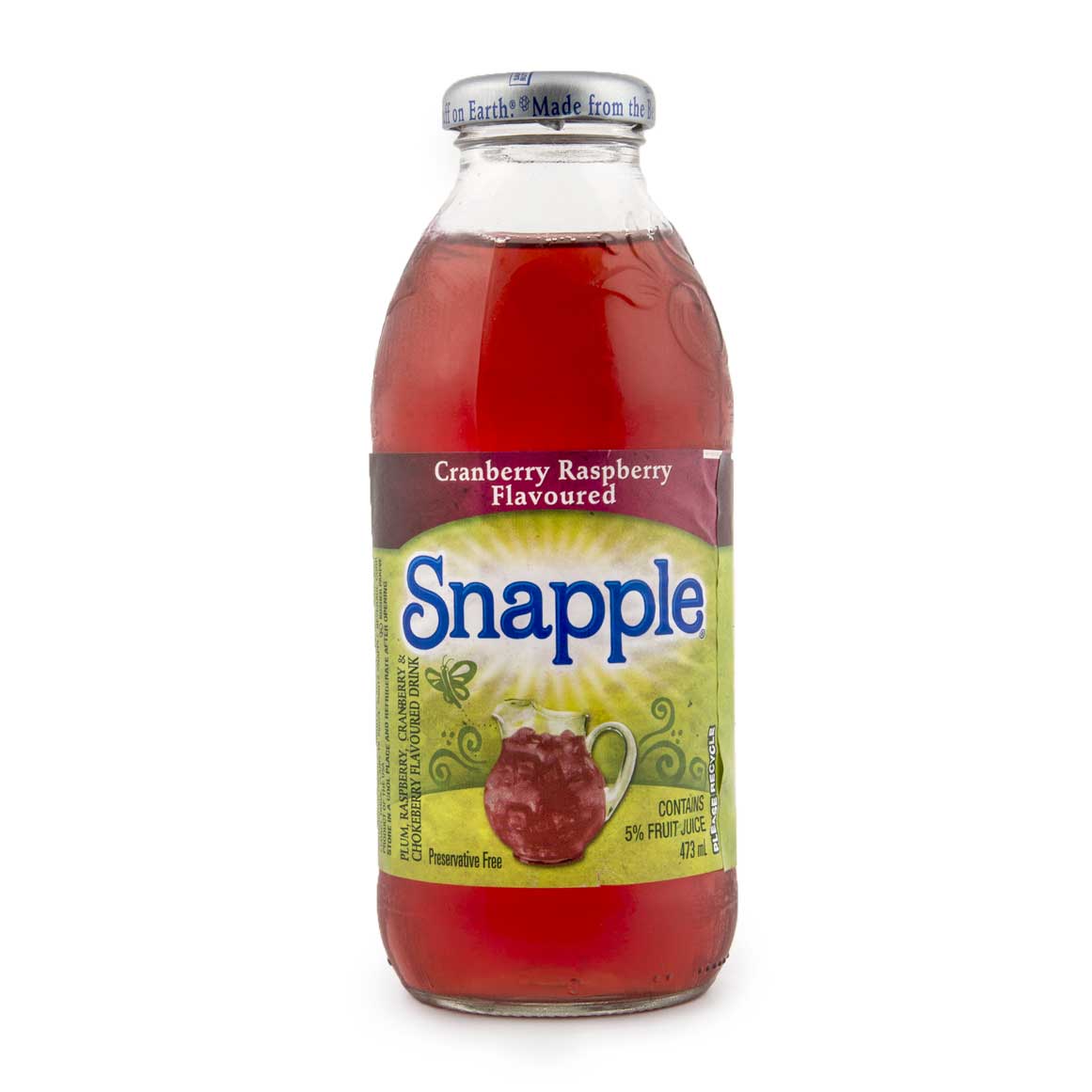 Snapple Cranberry Raspberry Bottle