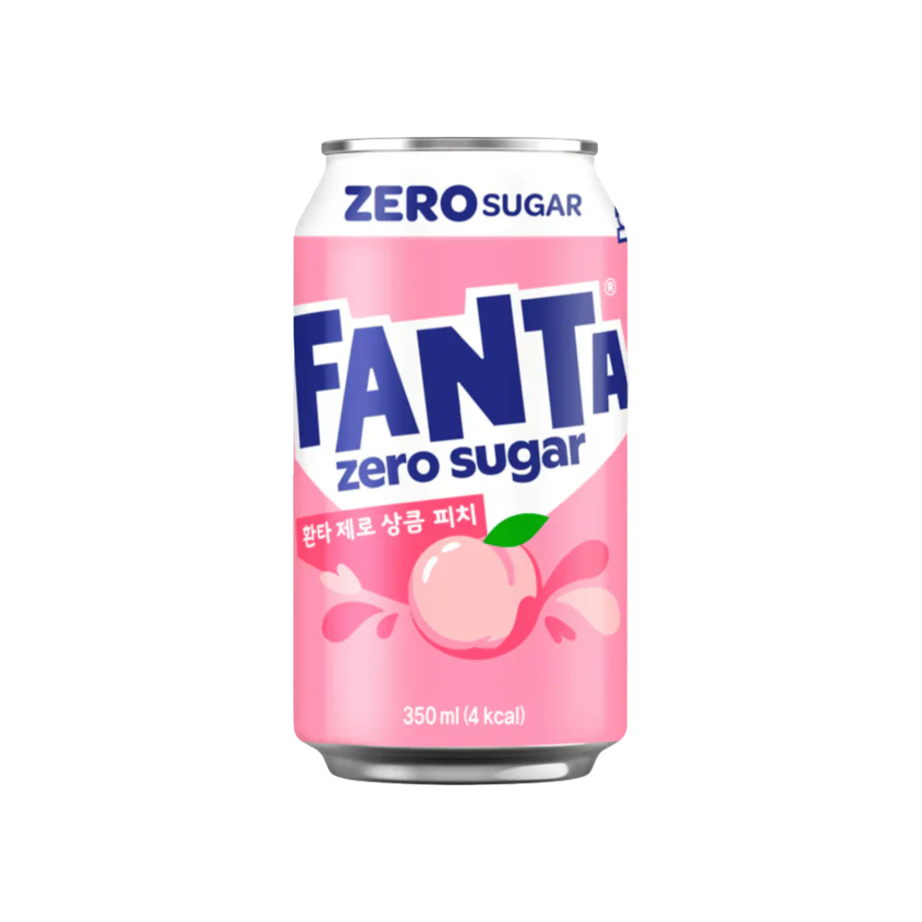 Fanta White Peach Zero Korea
