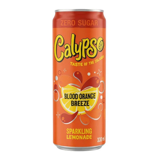 Calypso Blood Orange Breeze sparkling lemonade