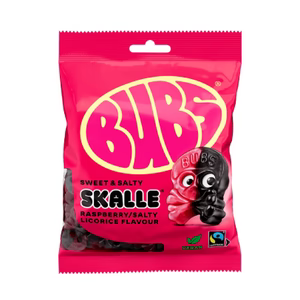 Bubs Godis Skulls Raspberry & Liquorice