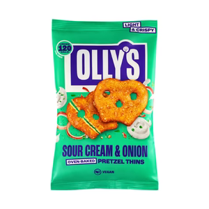 Olly's Pretzel Thins Sour Cream Small