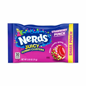 Nerds Strawberry Punch Juiced Gummy Clusters Strawberry