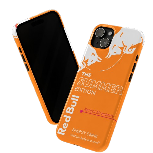 Red Bull Phone Case Apricot Strawberry Edition