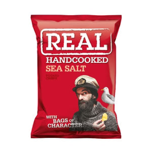 Véritables chips croustillantes au sel marin