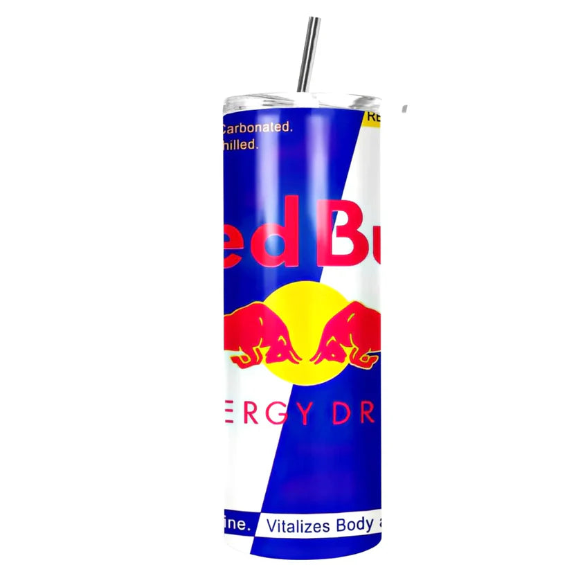 Gobelet Red Bull avec paille Édition Originale