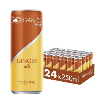 Pack X24 Red Bull Organics Ginger Ale 250ML