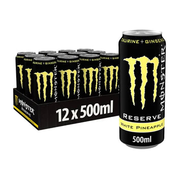 Pack X12 Monster Energy Reserve White Pineapple