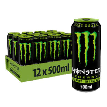 Pack X12 Monster Energy Zero Sugar
