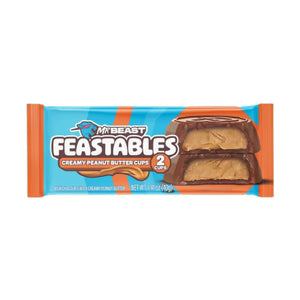 Mr Beast Feastables Coupes Crème d'arachide onctueuse