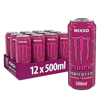 Pack X12 Monster Energy Punch MIXXD