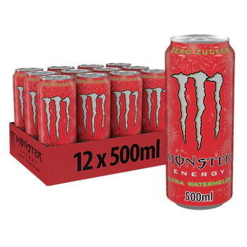Pack X12 Monster Energy Ultra Watermelon