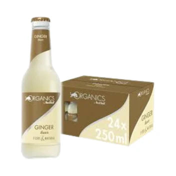 Pack X24 Red Bull Organics Ginger Beer Glass Bottle 250ML
