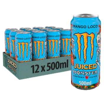 Pack X12 Monster Energy Juiced Nebunia Mango
