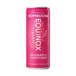 Kombucha biologique framboise-fleur de sureau Equinox