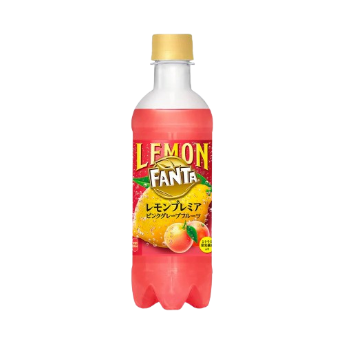 Fanta Lemon Pink Grapefruit Bottle Japan