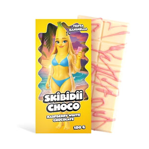 Skibidii Choco Tenta Daniella Framboise Chocolat Blanc