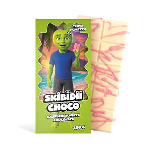 Skibidii Choco Tenta Pometto Chocolat Blanc Framboise