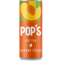 Canette de thé glacé à la pêche Pop's