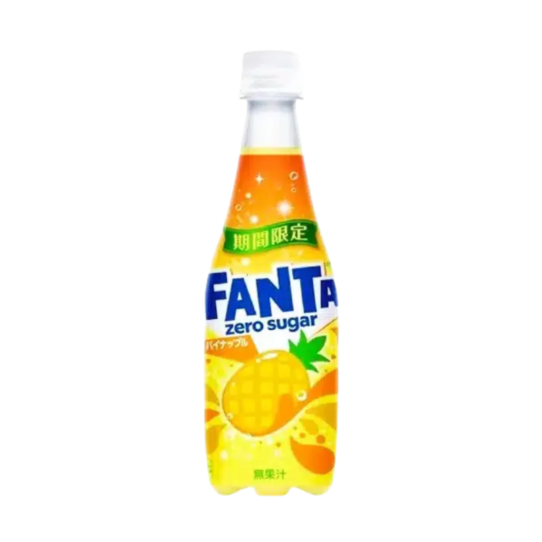 Fanta Pineapple Zero Bottle Japan