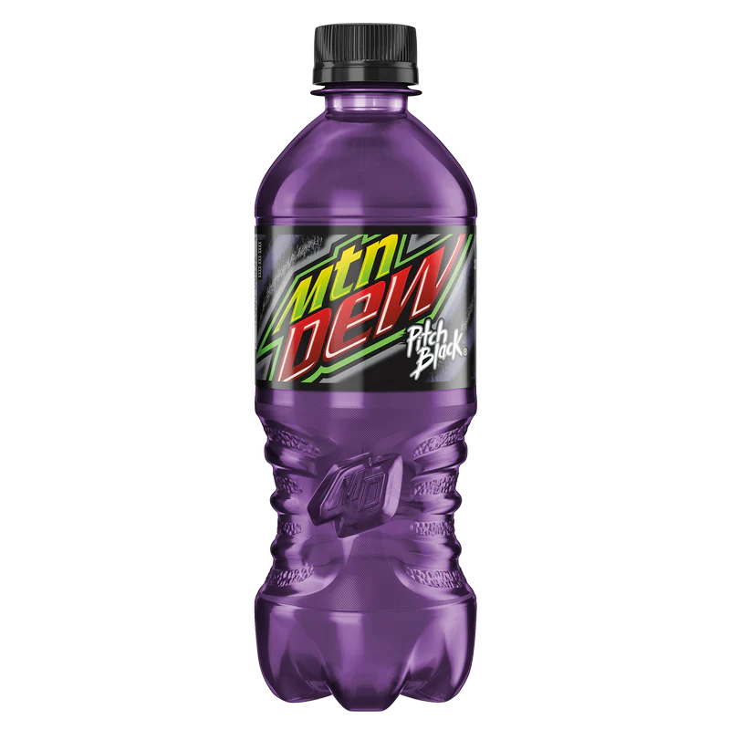 Mountain Dew Pitch Black Bottle