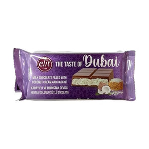 Elit Dubai Chocolat au lait Crème de noix de coco & Kadayif