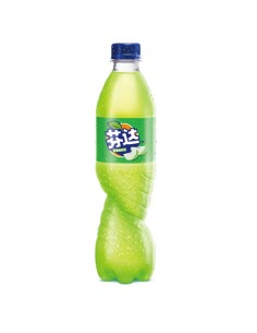 Fanta Green Apple Bottle China
