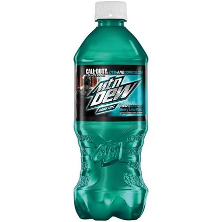 Mountain Dew Berry Lime Bottle