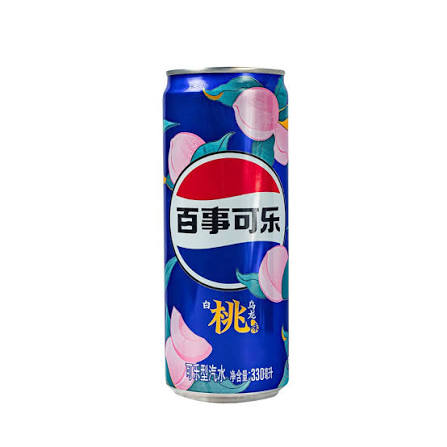 Pepsi White Peach Oolong China