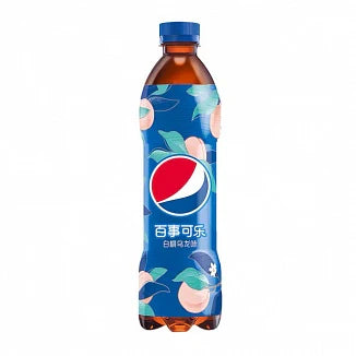 Pepsi White Peach Oolong Bottle China