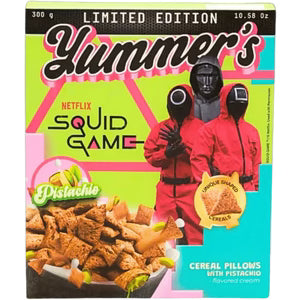 Céréales Squid Game de Yummer's à la pistache